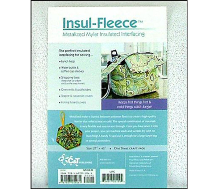 C and T Publishing - Insul-Fleece Interfacing Craft Pack 27-inch x 45-inch