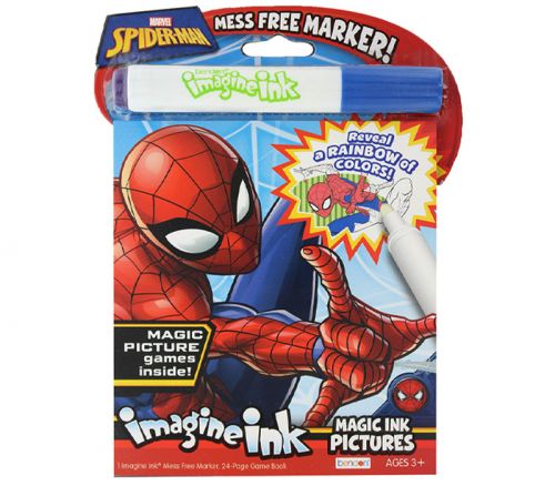 Bendon - Magic Ink Pictures Book Spider Man