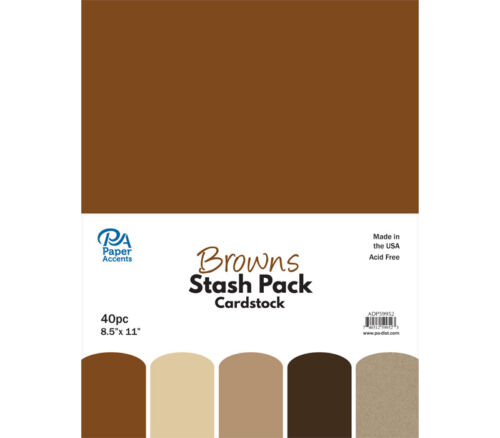 Stash Pack 8-1/2-inch x 11-inch 40 piece Browns
