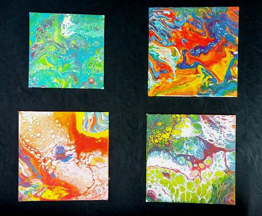 Pour Paintings from Craft Warehouse